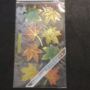 Maple leaves- vellum sticker set